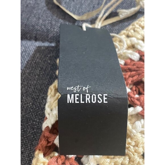 West of Melrose XS Crochet Fringe Boho Tank NWT - Picture 4 of 10